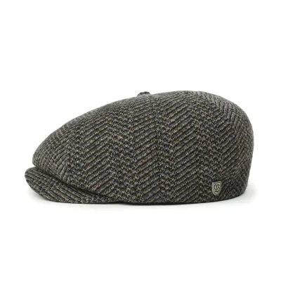 Casquette Brood Laine Noir & Marine- Brixton  Reference : 7833 | Chapellerie Traclet