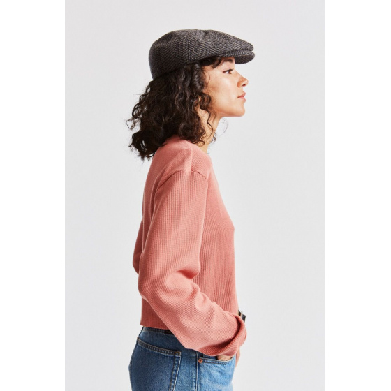 Casquette Brood Laine Noir & Marine- Brixton