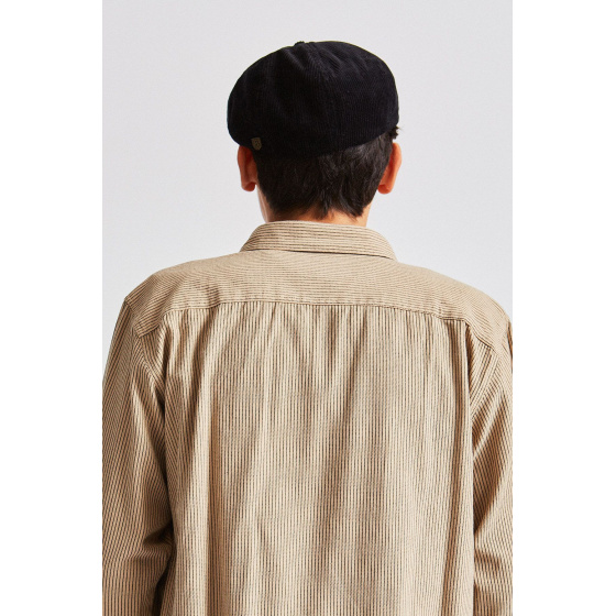 Casquette Brood Velours Marron & Noir- Brixton Casquette Brood Velours Marron & Noir- Brixton