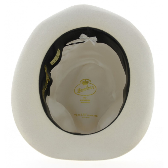 Fedora Hat Majestic White - Borsalino