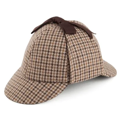 Sherlock Holmes Cap - Deerstalker Reference: 9808 | Traclet Hat Shop