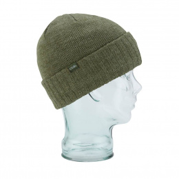 The Rogers Olive Beanie - Coal