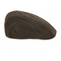Brown leather cap Caloway by Traclet: