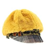 Talange Mustard Newsboy Cap - Traclet Reference: 3435 | Traclet Hat Shop