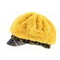 Talange Mustard Newsboy Cap - Traclet