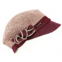 Plum Utelle Newsboy Cap - Traclet