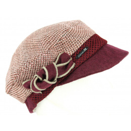 Plum Utelle Newsboy Cap - Traclet