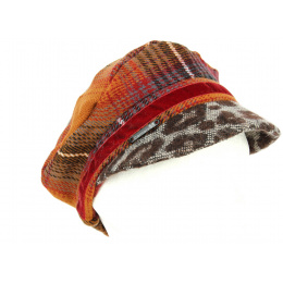 Vadans Burgundy Newsboy Cap - Traclet