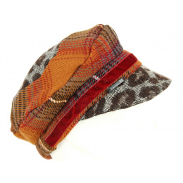 Vadans Burgundy Newsboy Cap - Traclet