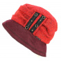 Red & Plum Odenas Bucket Hat - Traclet