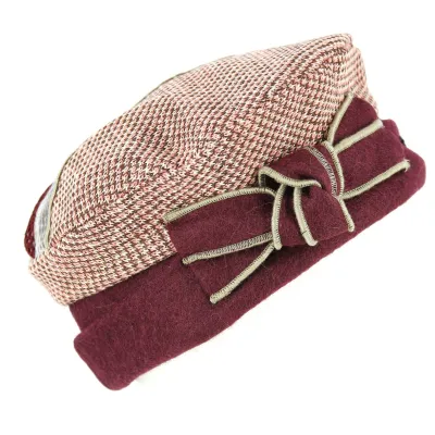 Jully Wool Beanie Plum - Traclet Reference: 7736 | Chapellerie Traclet