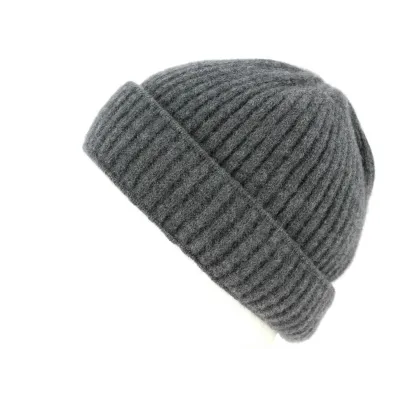 Bonnet à Revers Jelsi Cachemire Gris- Traclet Reference : 9810 | Chapellerie Traclet