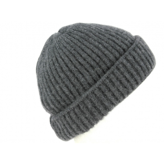 Gray Cashmere Jelsi Cuffed Beanie - Traclet