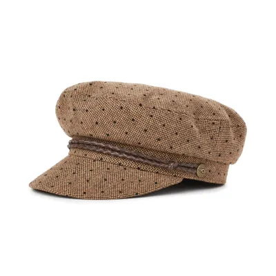 Casquette Ashland Laine Marron & Noire- Brixton Reference : 2642 | Chapellerie Traclet