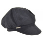 Black Waterproof Newsboy Cap - Seeberger