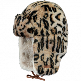 Lucerne Leopard Print Faux Fur Trapper Hat - Barts