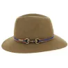Chapeau Fedora Indiana Feutre Laine Camel - Traclet Reference : 5887 | Chapellerie Traclet