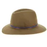 Chapeau Fedora Indiana Feutre Laine Camel - Traclet Reference : 5887 | Chapellerie Traclet