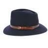 Chapeau Fedora Jamer Feutre Laine Bleu Marine- Traclet Reference : 6597 | Chapellerie Traclet