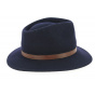 Fedora Jamer Hat Navy Felt Wool - Traclet