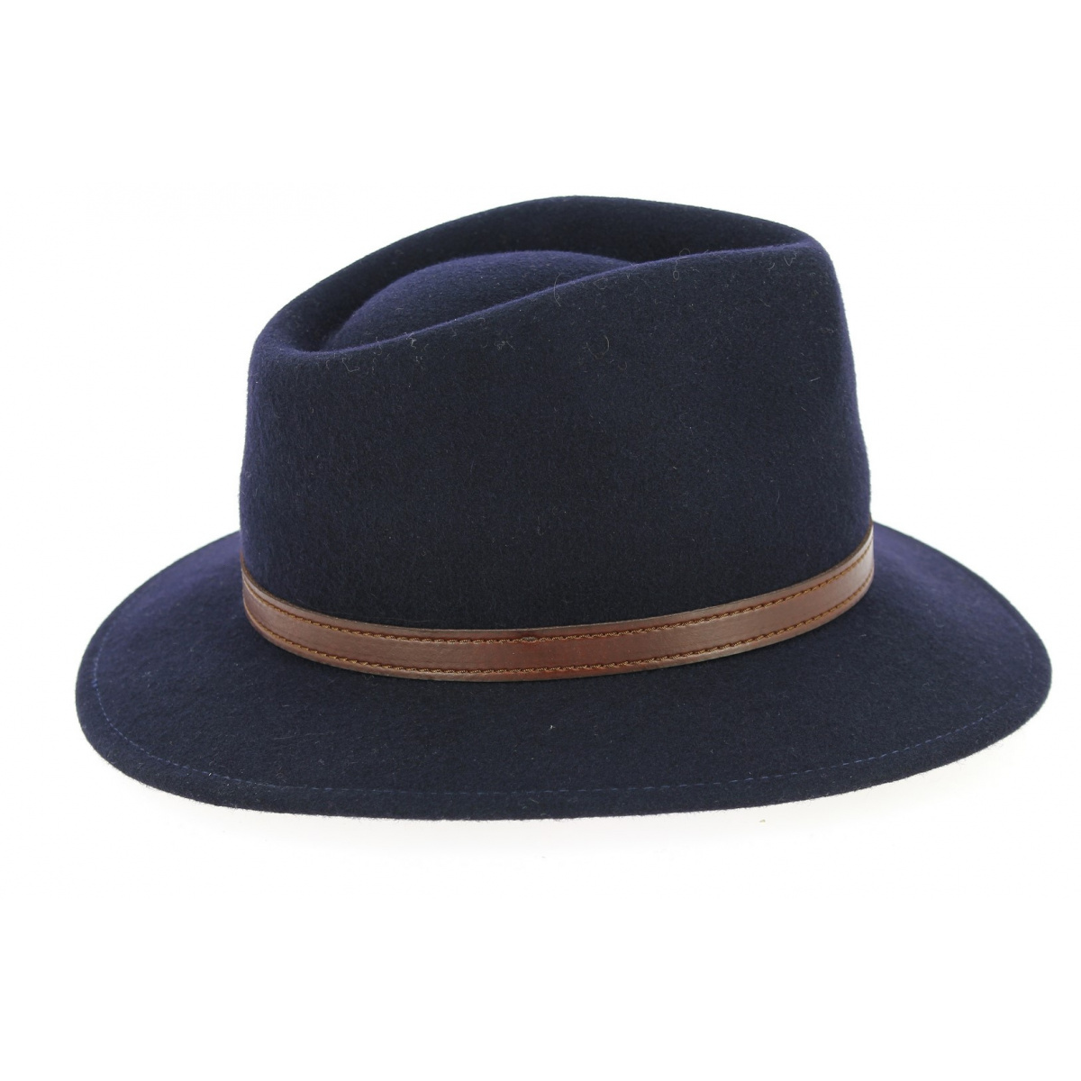 MAYSER Chapeau en feutre bleu style d\u00e9contract\u00e9 Accessoires Chapeaux Chapeaux en feutre 