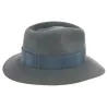 Chapeau Fedora Chester Feutre Poil Gris - Traclet Reference : 8159 | Chapellerie Traclet