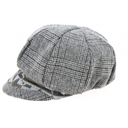Casquette Gavroche Mix Laine Grise- Mtm