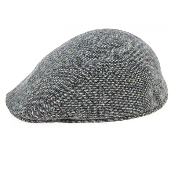 Grey Wool Brighton Domed Cap - Crambes