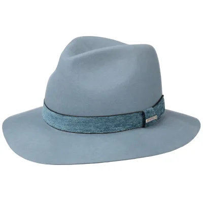 Light Blue Wool & Camel Traveller Gardell Hat - Stetson Reference: 7495 | Traclet Hat Shop