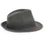 Fedora Hat Wool Felt Grey Mouse - Traclet