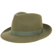 Chapeau Fedora Feutre Laine Loden- Traclet Reference : 9826 | Chapellerie Traclet