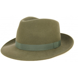 Wool Felt Fedora Hat Loden - Traclet