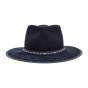 Chapeau Traveller Bushwick Laine & Cuir Noir - American Hat Makers