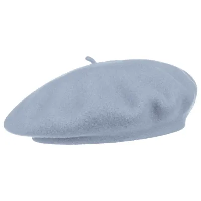 Béret Basque Barascon Bleu Pastel- Traclet Reference : 9834 | Chapellerie Traclet