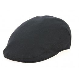 Flat Cap Vaccara Wool & Cashmere Black- Traclet