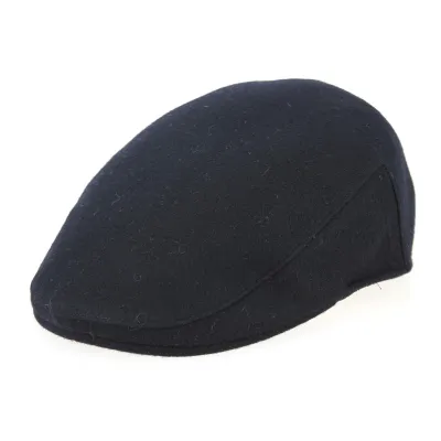 Casquette Plate Bottaccia Laine Bleu Marine- Traclet Reference : 9837 | Chapellerie Traclet