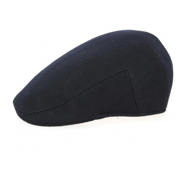 Casquette Plate Bottaccia Laine Bleu Marine- Traclet