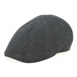 Anthracite Wool Duck Bill Gatsby Cap - Traclet
