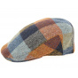 Guardia Patchwork Wool Flat Cap - Traclet