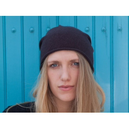 Bonnet Cachemire Noir- Traclet
