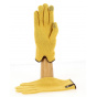 Seville Touch Screen Wool & Cashmere Gloves Ochre/Brown - Traclet