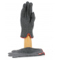 Seville Tactile Gloves Wool & Cashmere Anthracite/Red- Traclet