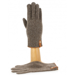 Tactile Gloves Seville Wool & Cashmere Mink/Brown- Traclet