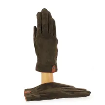 Gants Homme Cuir Velours & Laine Marron- Traclet  Reference : 9856 | Chapellerie Traclet