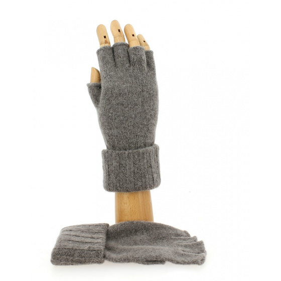 Women's Wool & Angora Mittens - Traclet