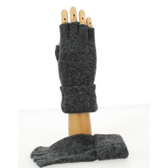 Women's Wool & Angora Mittens - Traclet