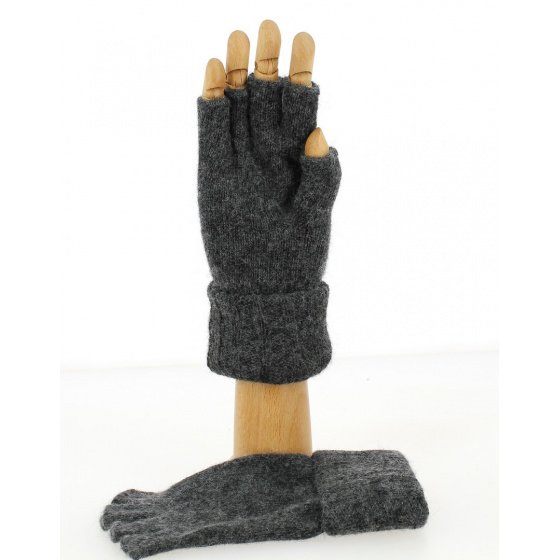 Women's Wool & Angora Mittens - Traclet