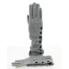 Gants Femme Laine & Cachemire Gris- Traclet Reference : 8505 | Chapellerie Traclet