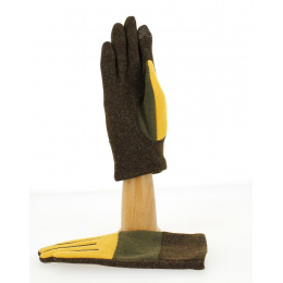 Gants Femme Acrylique & Nylon Bleu - Isotoner