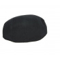 Tarente Cashmere Flat Cap Black- Traclet